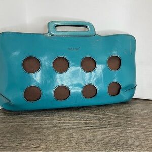 Matt & Nat Bag with Eco-Friendly Design Key Ring. Clutch. See description w/flaw